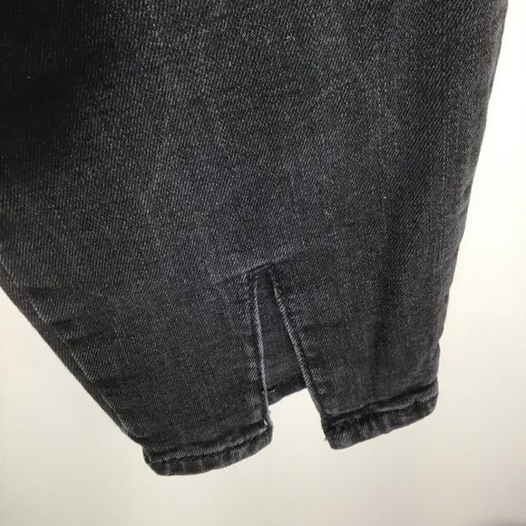 Zara | Washed Slit Leg Black Skinny~12 - Picture 8 of 8